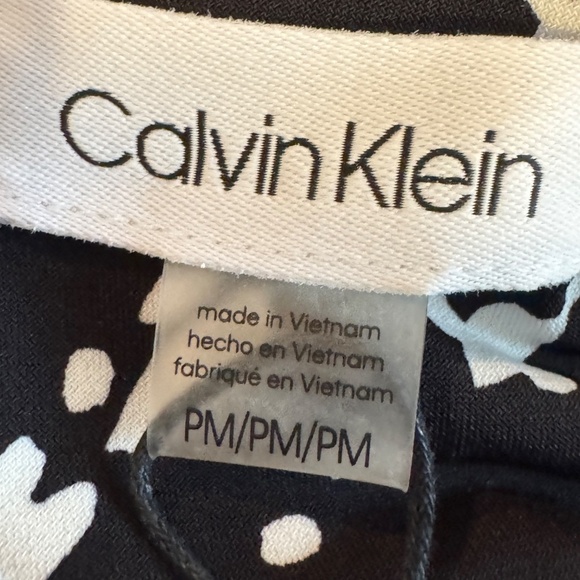 NWT Calvin Klein Sleeveless Blouse Petite Medium - Picture 6 of 7